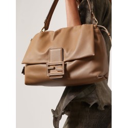 Mamma Baguette Large leather shoulder bag