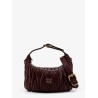 Matelassé leather handbag