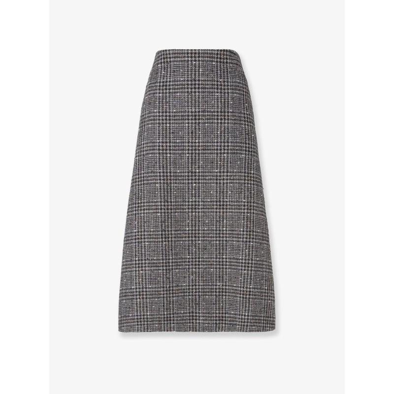Check Tweed skirt