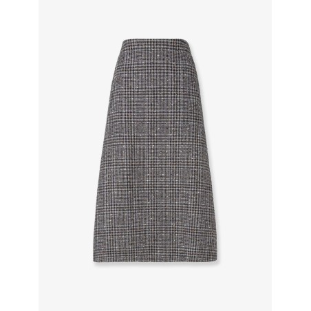 Check Tweed skirt