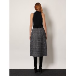 Check Tweed skirt