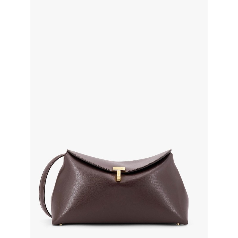 T-Lock Clutch leather shoulder bag