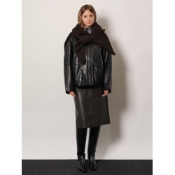 Gamma leather jacket