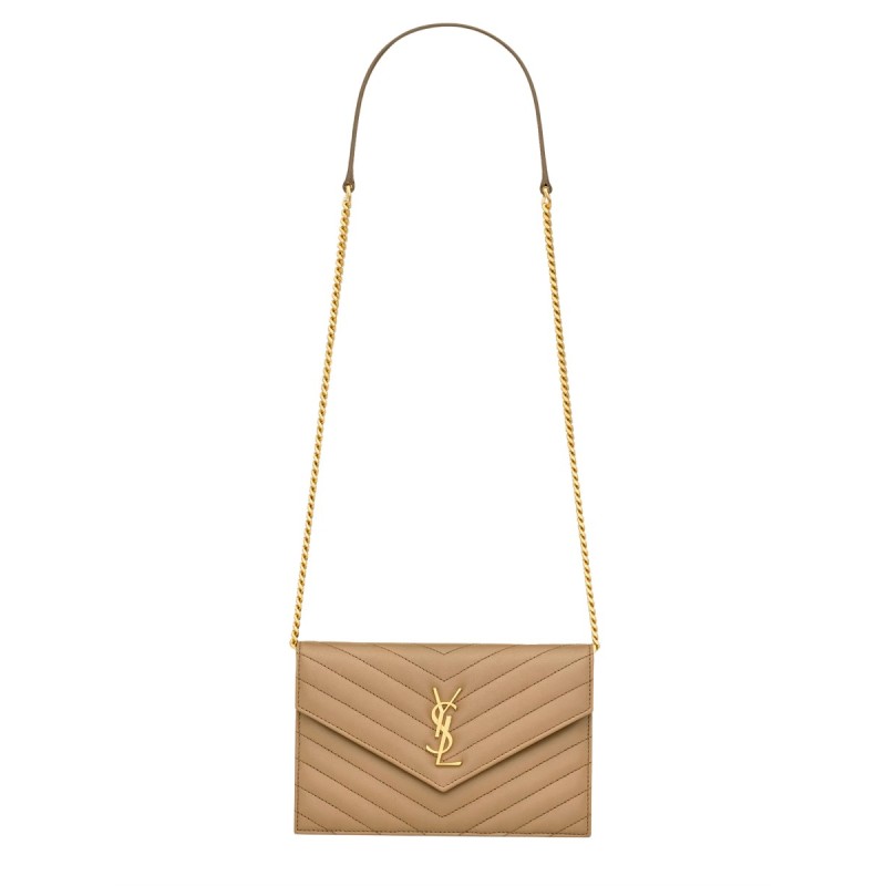 "ENVELOPE CASSANDRE" WALLET WITH CHAIN
