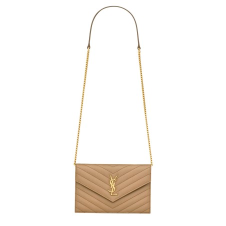"ENVELOPE CASSANDRE" WALLET WITH CHAIN