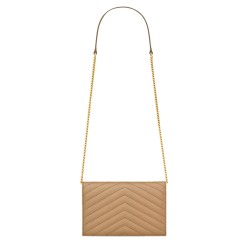 "ENVELOPE CASSANDRE" WALLET WITH CHAIN