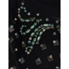 Viscose shirt with rhinestones