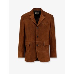 Tailored suede jacket