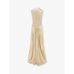 Viscose and silk long dress