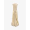 Viscose and silk long dress