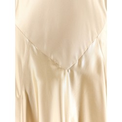 Viscose and silk long dress