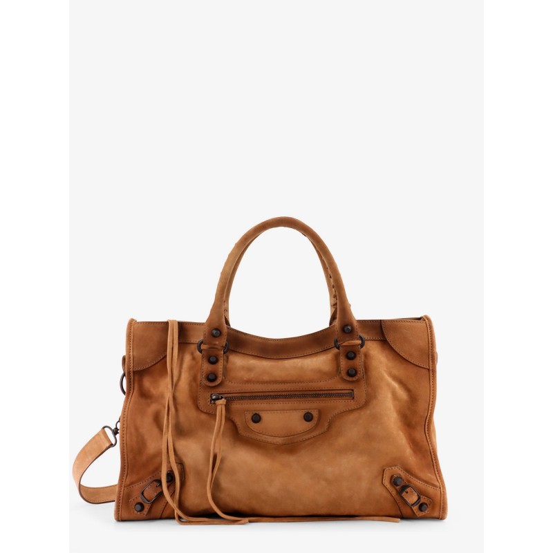 Le City Medium suede shoulder bag