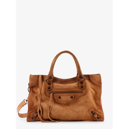 Le City Medium suede shoulder bag