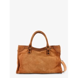 Le City Medium suede shoulder bag