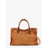 Le City Medium suede shoulder bag