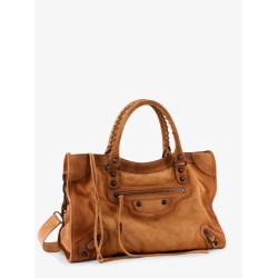 Le City Medium suede shoulder bag