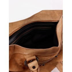 Le City Medium suede shoulder bag