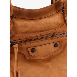 Le City Medium suede shoulder bag