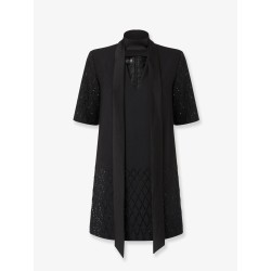 Lipogramma short dress with rhinestones