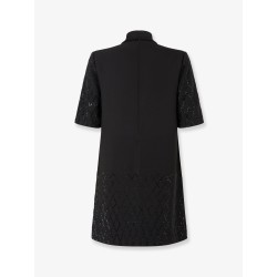 Lipogramma short dress with rhinestones