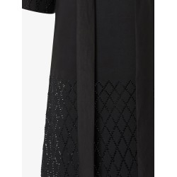 Lipogramma short dress with rhinestones