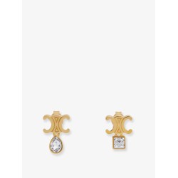 Twinkle Triomphe metal earrings with rhinestones