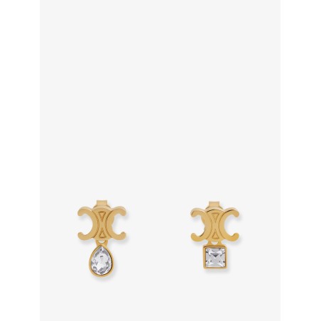Twinkle Triomphe metal earrings with rhinestones