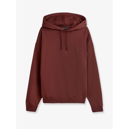 Cotton blend hooded sweatshirt