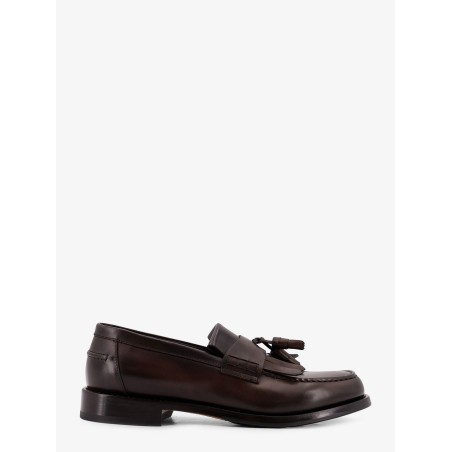 Leather loafers with tassels