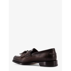Leather loafers with tassels