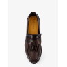 Leather loafers with tassels