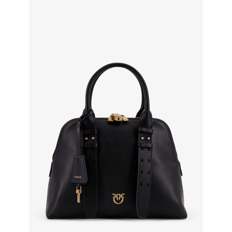 Bowling bag leather shoulder bag