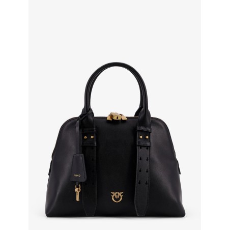 Bowling bag leather shoulder bag