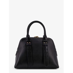 Bowling bag leather shoulder bag