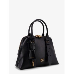 Bowling bag leather shoulder bag