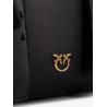 Bowling bag leather shoulder bag