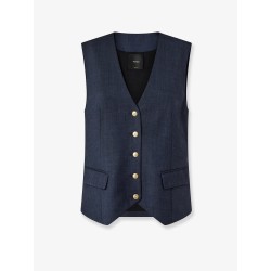 Ketchup wool blend vest