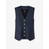 Ketchup wool blend vest