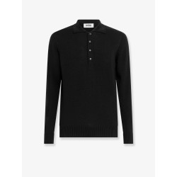 Wool polo shirt
