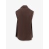 Crispy silk top with lavallière and Monili