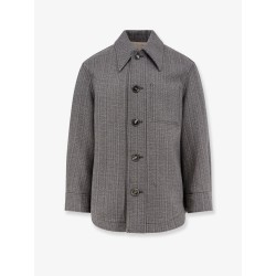 Wool blend overshirt
