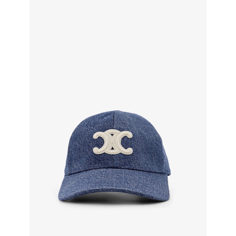 Denim baseball hat