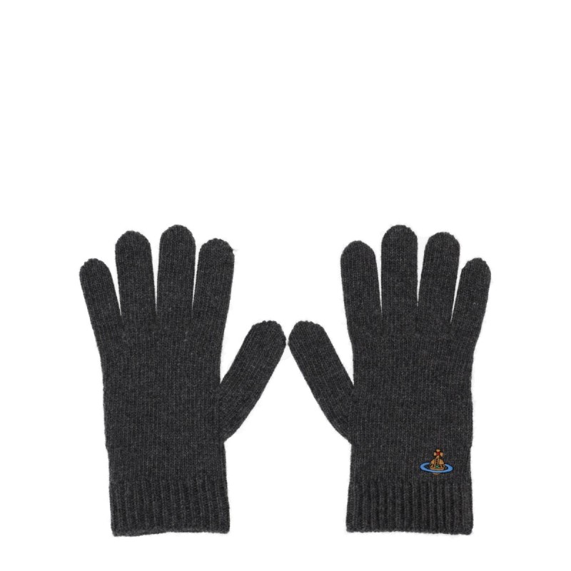 GLOVES WITH ORB EMBROIDERY