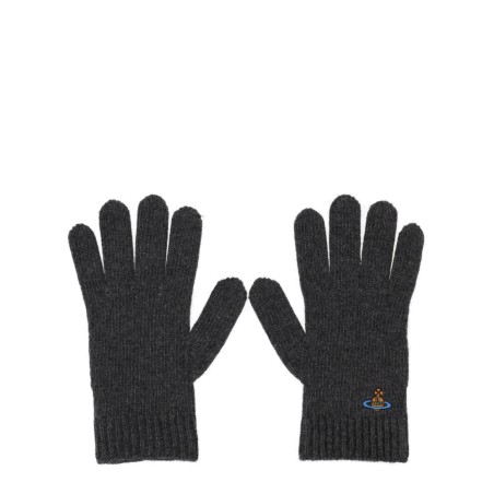 GLOVES WITH ORB EMBROIDERY