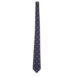 WIDE TIE WITH MEDALLION PATTERN