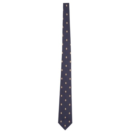 WIDE TIE WITH MEDALLION PATTERN