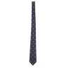 WIDE TIE WITH MEDALLION PATTERN