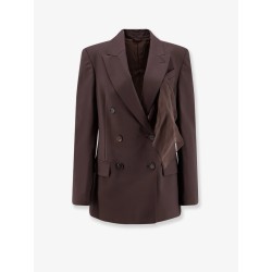 Tropical luxury wool blazer with Monili