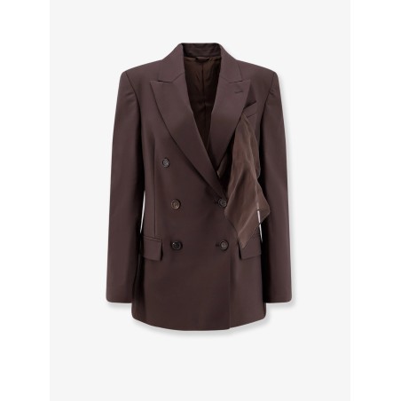 Tropical luxury wool blazer with Monili