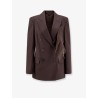 Tropical luxury wool blazer with Monili